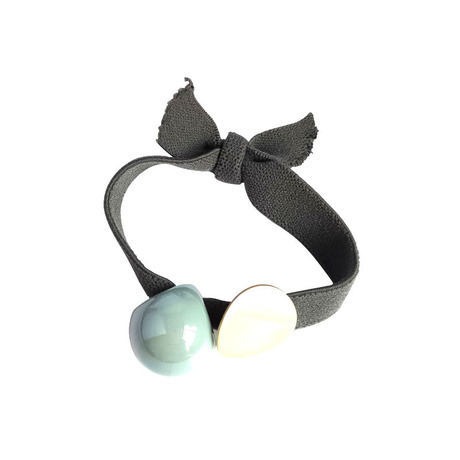 Web celebrity hair string butterfly Knot Hair Rubber Band Ladies Fashion hair circle smiling face ball string bow ring