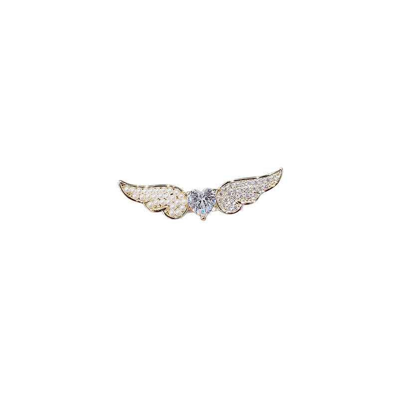 Ring Light Luxury Minority Angel Wings Switchable Index Finger Ring Ins Trendy High Sense Fashion Unique Exquisite Ring Female