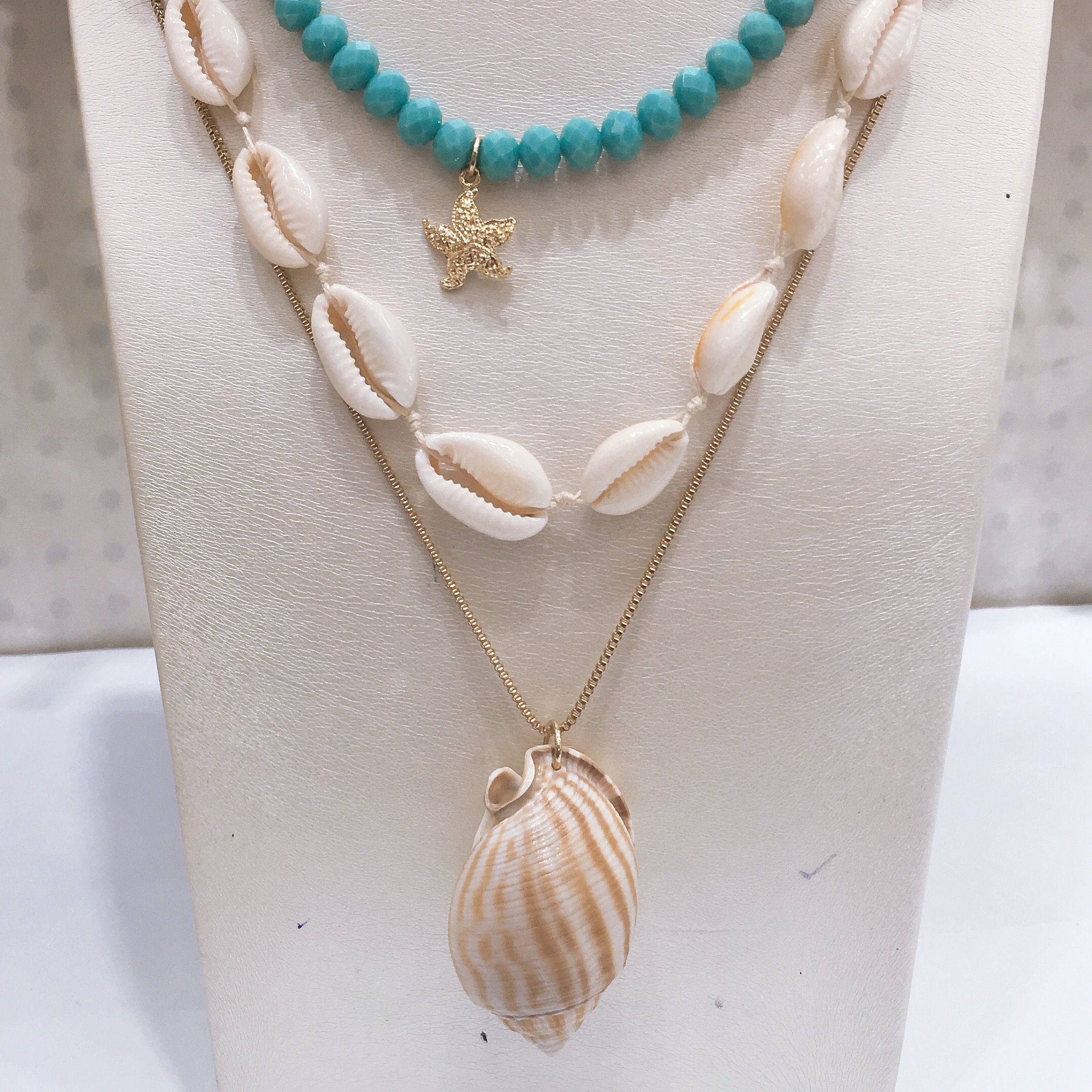 Shell Crystal chain with multiple layers of Necklace Aliexpress cross-border e-Commerce products