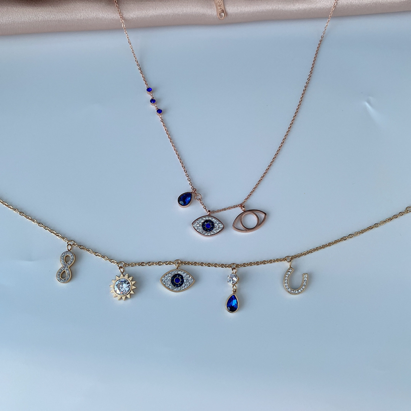 Classic Shijia Devil&#039;s Eye Crystal Anklet Exquisite Quality Fashion Trend Chain Factory Direct Sales