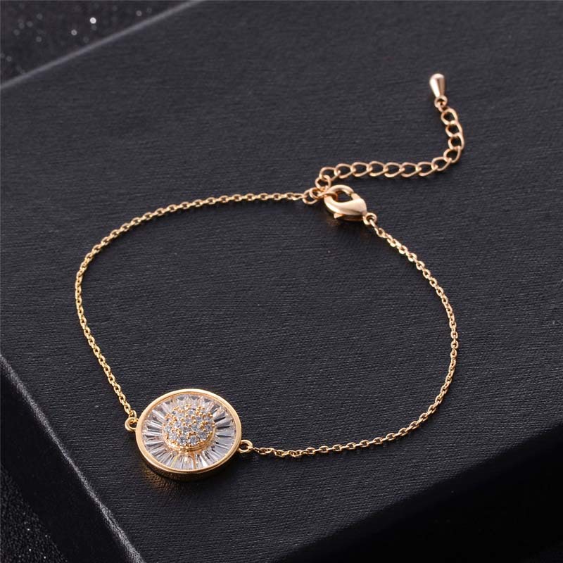 Hot-Selling New Arrival Beautiful Women&#039;s Inlaid Zirconium tong shou lian Factory Direct Sales Wild Bracelet