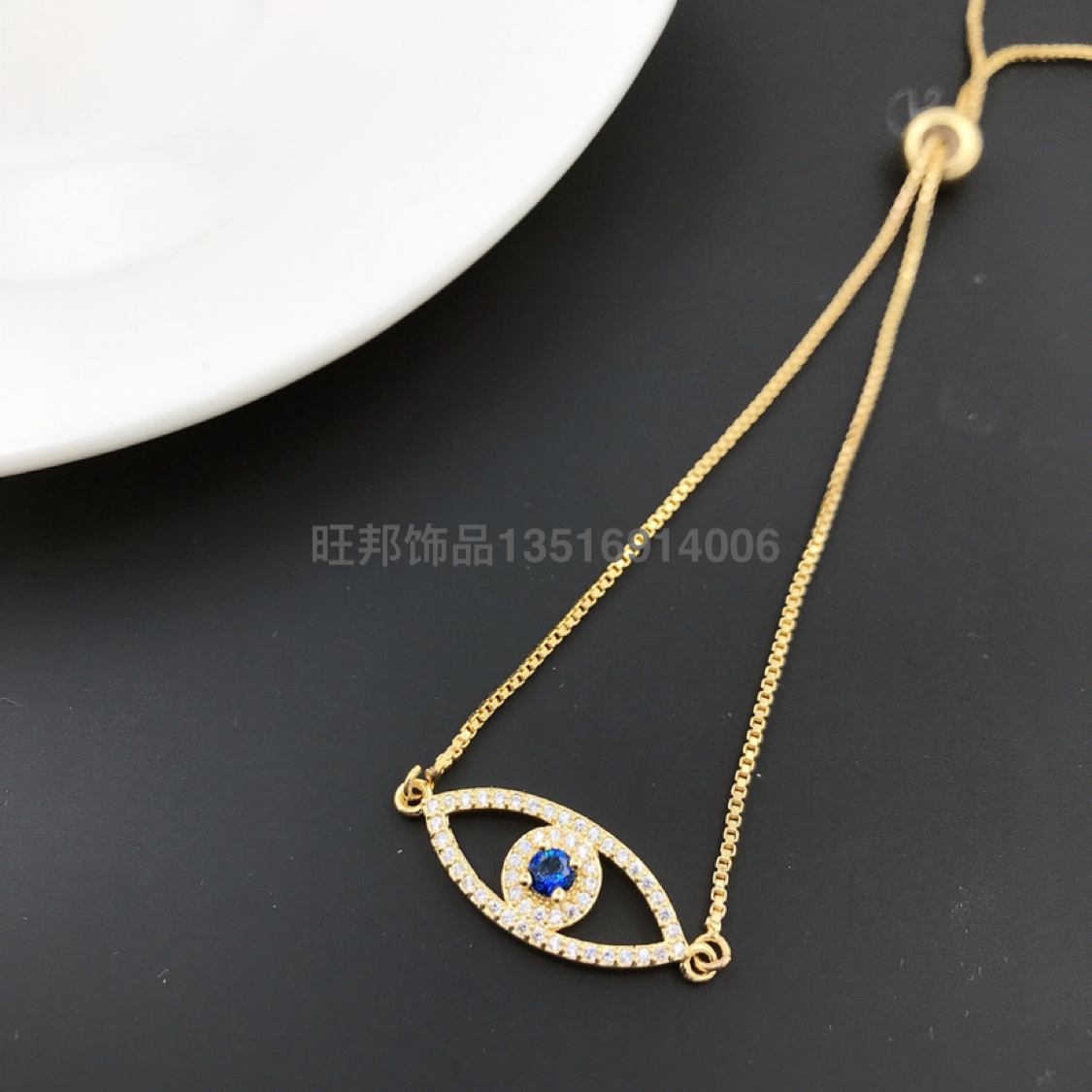 More than European and American Bracelets Devil&#039;s Eye Female Bracelet Cold Wind Bracelet Eye Hand Jewelry Bracelet Wholesale Brb69