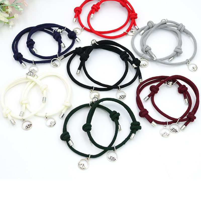Couple Bracelet Milan Bracelet Magnetic Suction Magnet Student Oath of Love