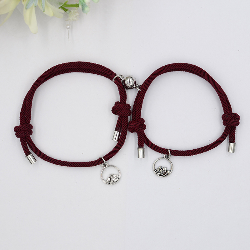 Couple Bracelet Milan Bracelet Magnetic Suction Magnet Student Oath of Love