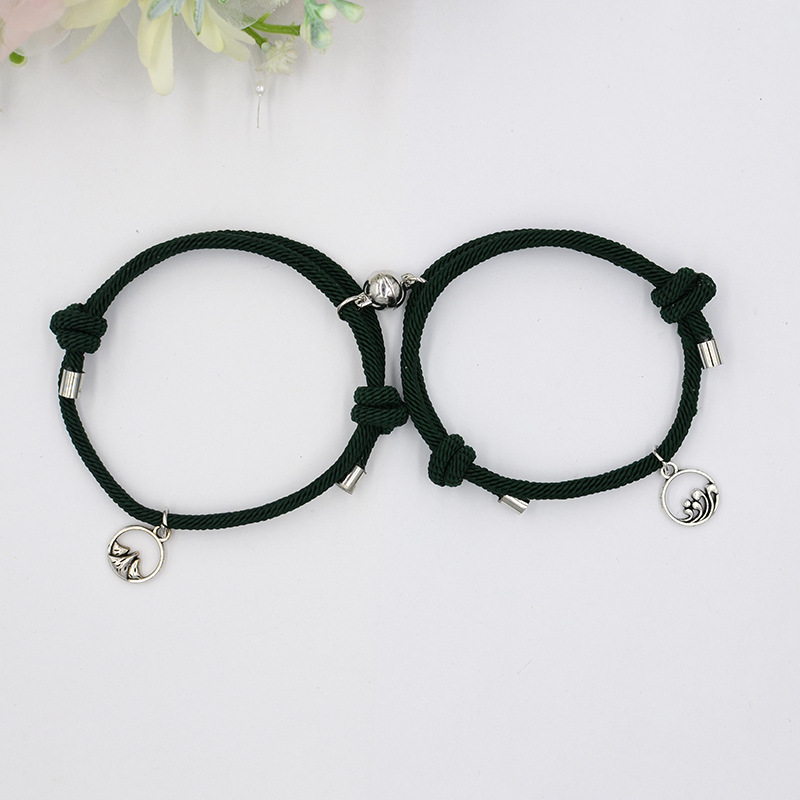 Couple Bracelet Milan Bracelet Magnetic Suction Magnet Student Oath of Love