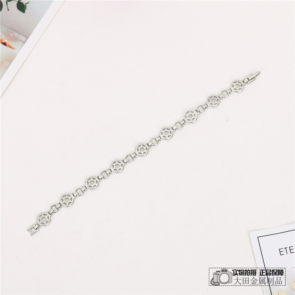 Simple Personality Stainless Steel Bracelet Men and Women Couple Ornamental Bracelet All-Match Fashion Accessories Chain