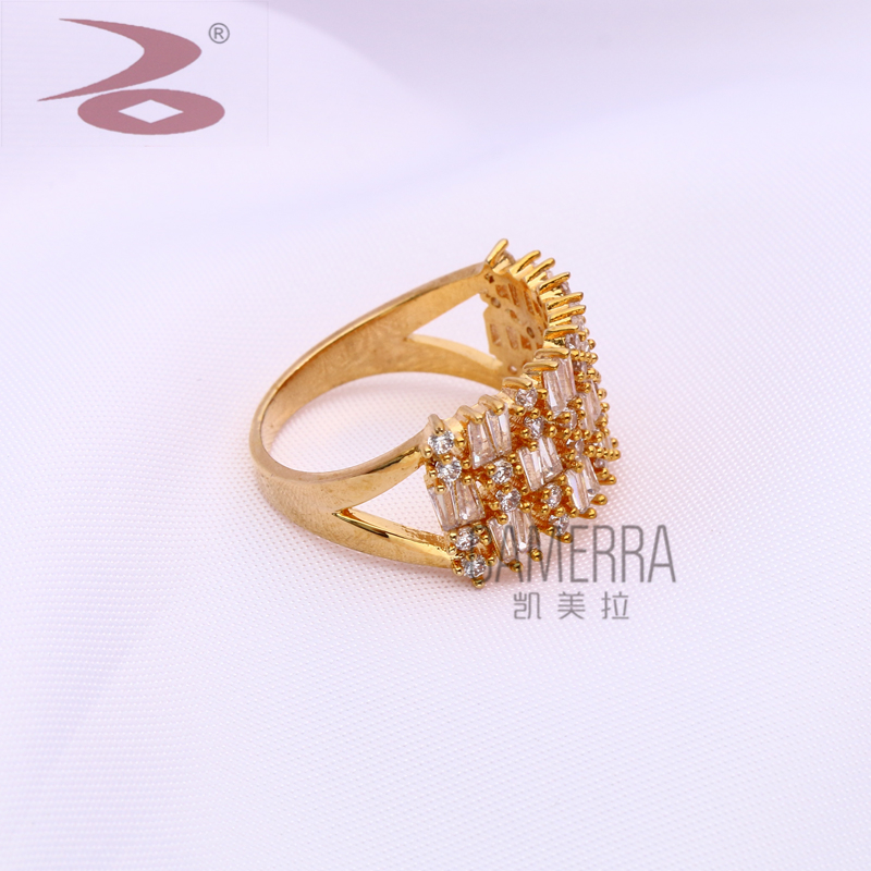 Hot Sale European and American Fashion liu xing kuan Simple Graceful sen nv xi Rhinestone wei xiang Ladies Fashion Bracelet Ring Set