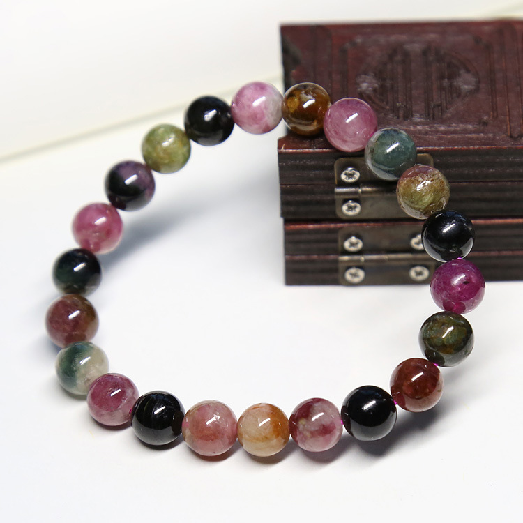 Special price wholesale natural tourmaline bracelet high quality tourmaline bracelet crystal jewelry gift