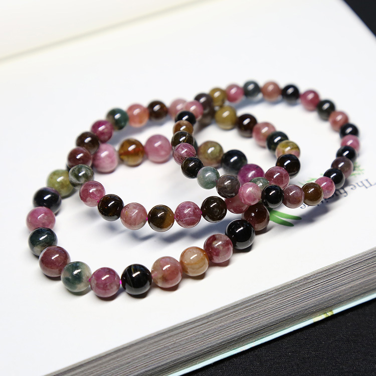 Special price wholesale natural tourmaline bracelet high quality tourmaline bracelet crystal jewelry gift