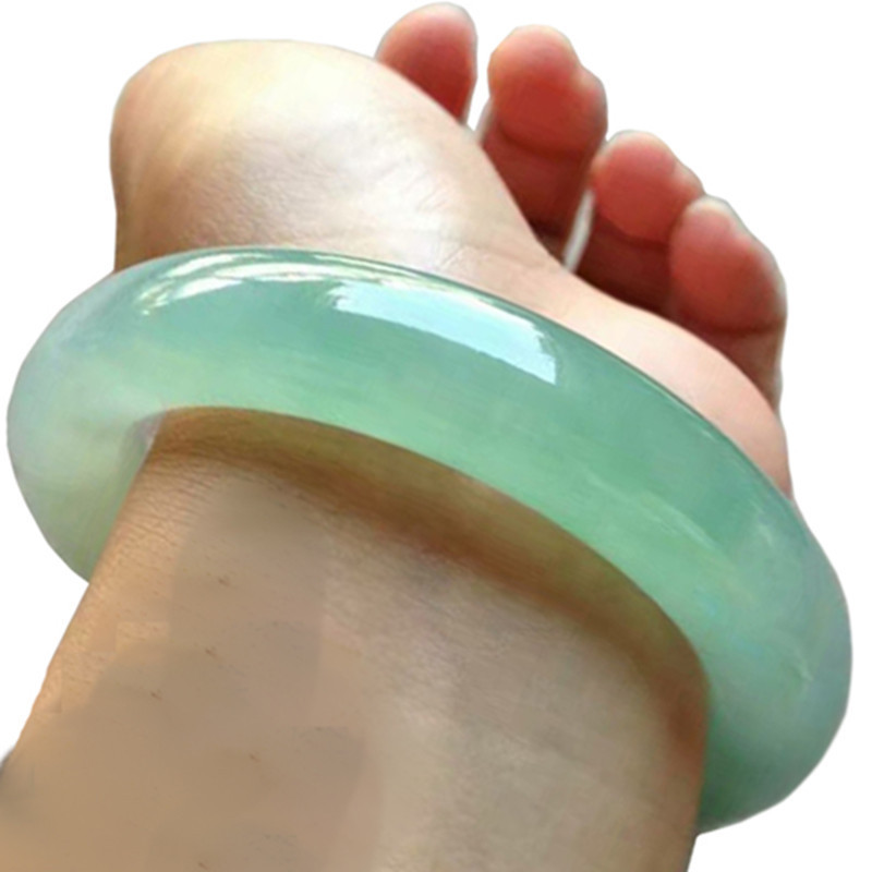Jade Bracelet Women&#039;s Jade Girl Jade Bracelets Ice-like Women&#039;s Jade Bracelet Light Green