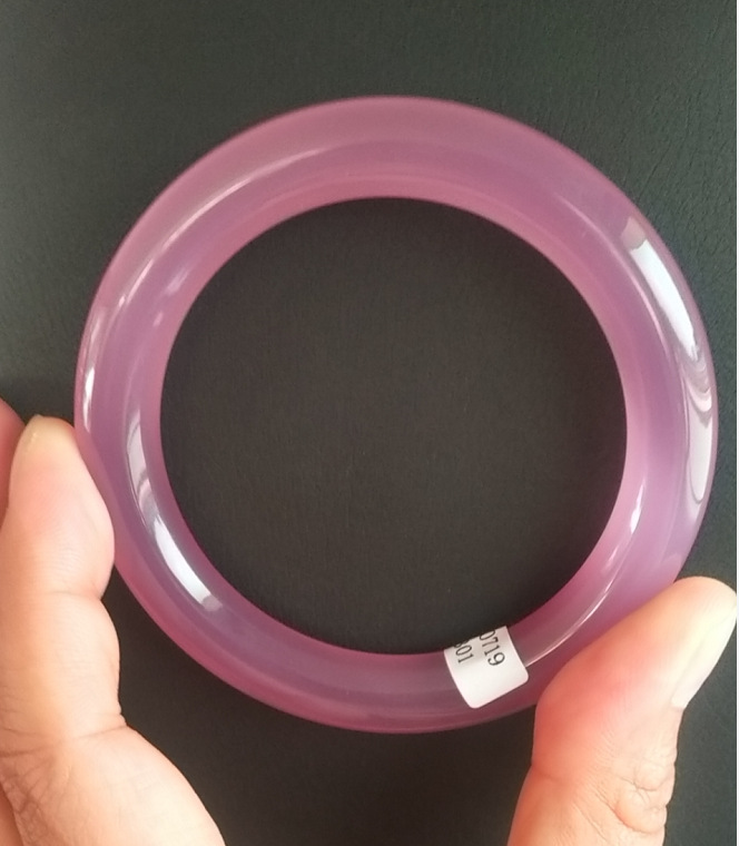 Wholesale Jade Agate Chalcedony Bracelet round Bar Emperor Purple Hibiscus Jade Agate Chalcedony Jade bracelet