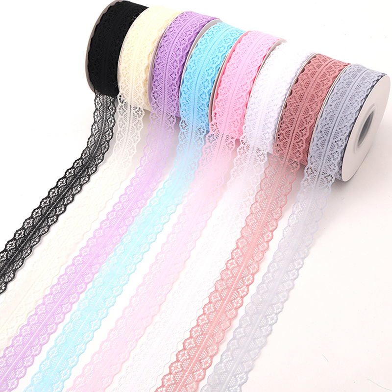 3cm Lace Clothing Wedding Dress Accessories Flower Bouquet Gift Box Printing Ribbon