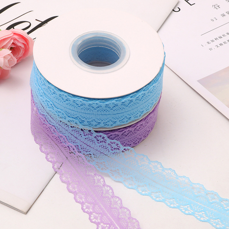 3cm Lace Clothing Wedding Dress Accessories Flower Bouquet Gift Box Printing Ribbon