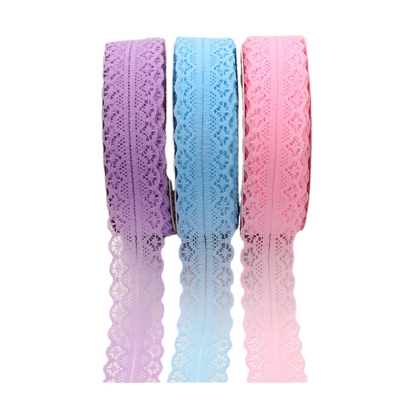 3cm Lace Clothing Wedding Dress Accessories Flower Bouquet Gift Box Printing Ribbon