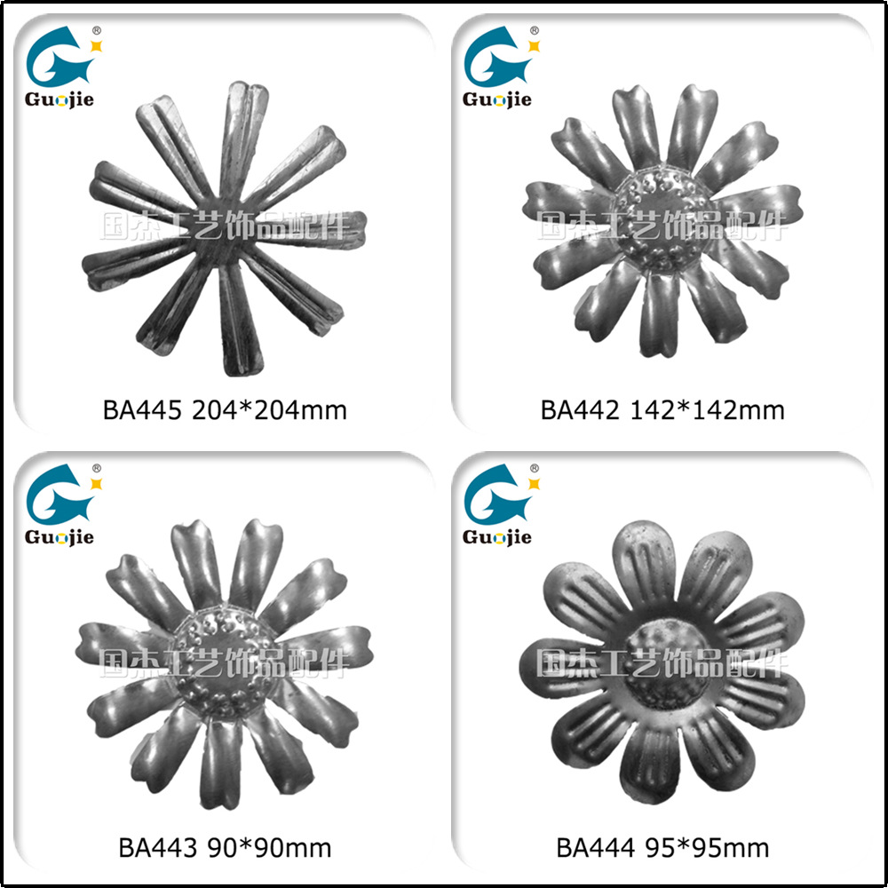 China Rose Multi-Layer Assembly Flower Lighting Hardware Accessories Iron Flower Accessories Iron Home Decoration