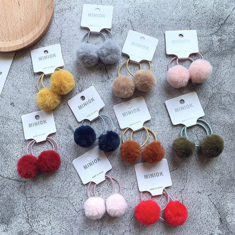 Hair Ball Hair Band ParentChild Rubber Band Hairtie Girls Baby Hair Accessories Headdress Flower Hairy Ball Ornament