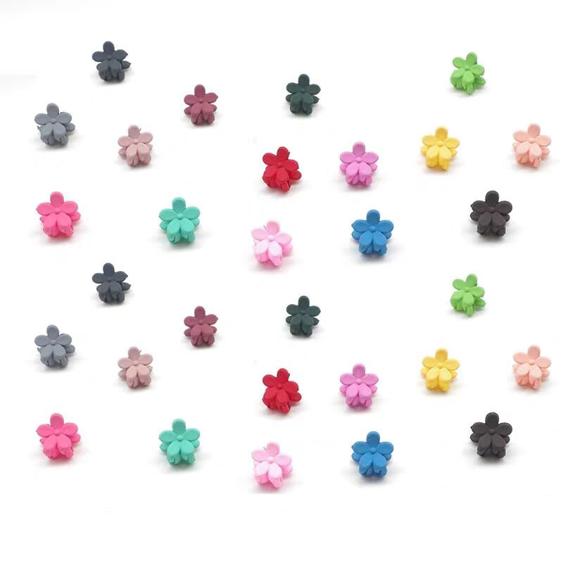 Small Daisy web celebrity hyun small hairpin Korean children hair accessories frosted flowers girls baby grip hairpin