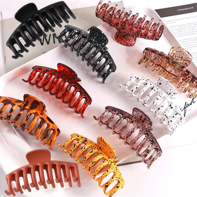  Accessories Flower Hair Clip Back Head Updo Ponytail Hair Clip Temperament Head Clip Amazon Foreign Trade Flower Hairpi