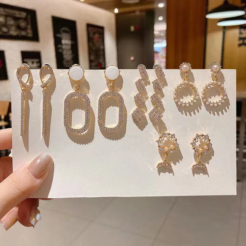 925 Silver Needle Cross-Border Internet Celebrity Little Fairy Earrings 2021 Hot Earrings Wholesale Summer Versatile Earrings