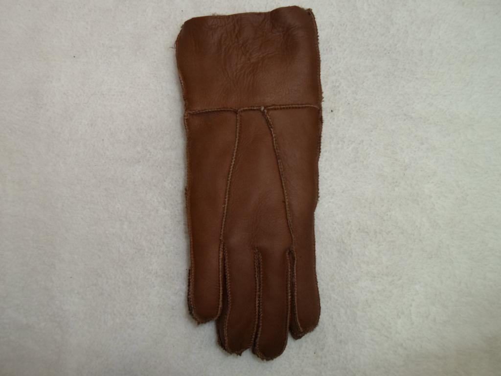 Spell ladies leather Sheepskin wool fur leather gloves