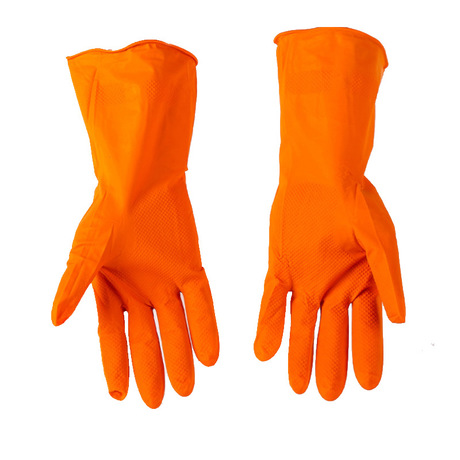 Impregnated latex household cleaning gloves garden kitchen cleaning car skidproof waterproof skidproof industrial gloves 60 g