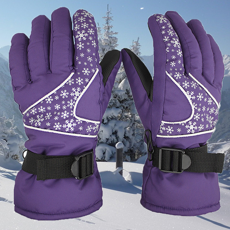 Wholesale waterproof ski gloves windproof warm gloves