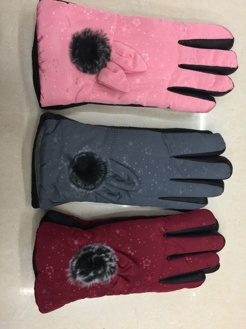 Manufacturer hot style direct selling women outdoor leisure sports cycling ski gloves heat, cold and waterproof