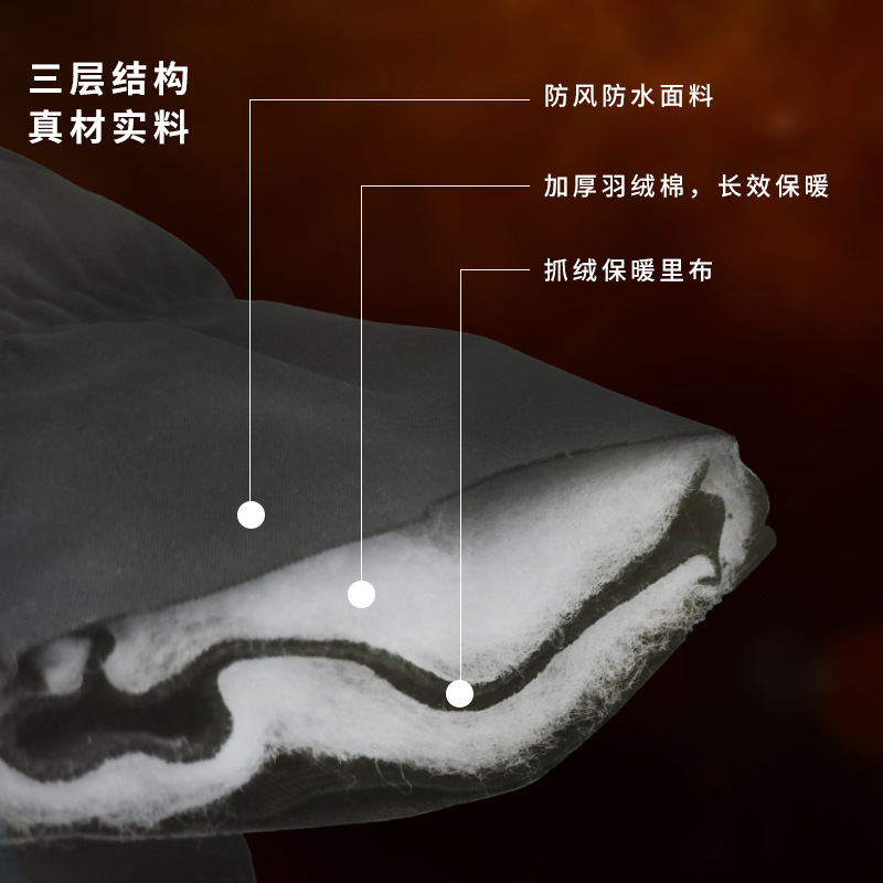  Men&#039;s Ski Gloves Warm Autumn Winter Outdoor Cycling Sports Gloves Touch Screen Waterproof Products Ski Gloves