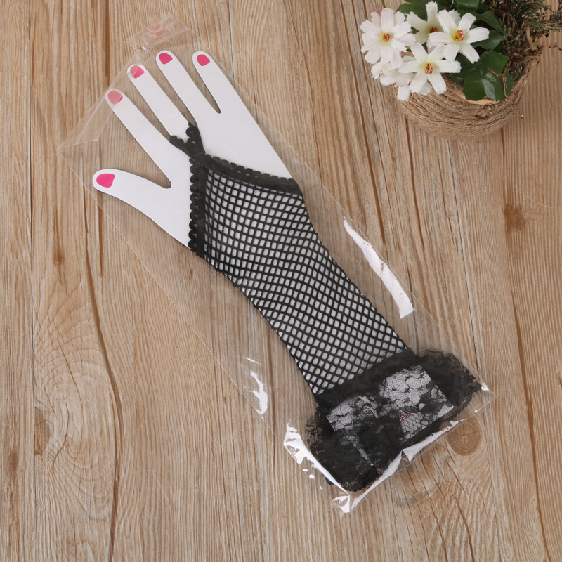 Summer Women&#039;s Lace Gloves Mesh Lace Gloves