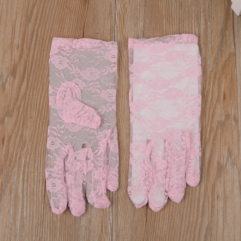 Wedding Sun Protection Gloves Short Lace Gloves Thin