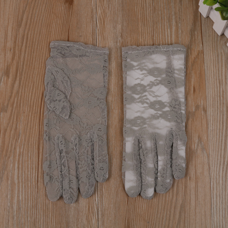 Wedding Sun Protection Gloves Short Lace Gloves Thin