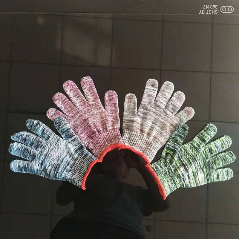  Gloves Hardware Workshop Household Repair Protective Cotton Yarn Gloves Labor Protection Gloves Nylon Gloves