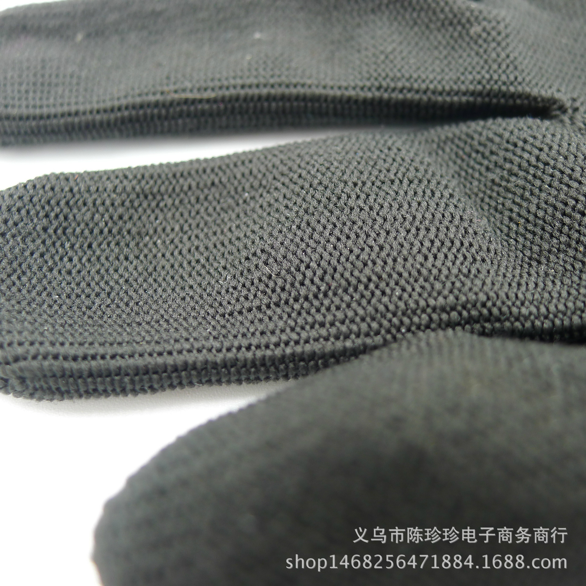 Dust free working electronic picking black protective gloves automatic locking 13 pin nylon gloves