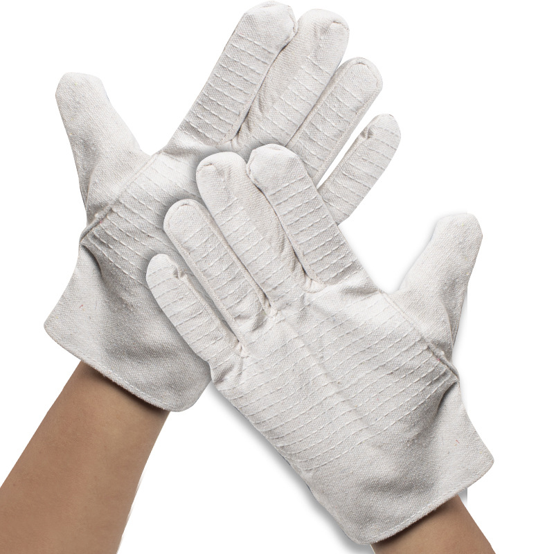 lrotection Double Layer Welder Gloves Protective Wear-Resistant Non-Slip Arc-Welder&#039;s Gloves Wholesale Canvas Gloves