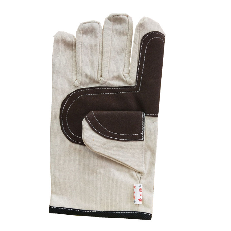 Manufacturers direct rc fear canvas gloves workers railway electric welders rc fear canvas gloves