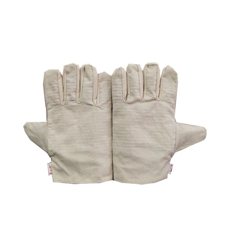 Factory direct selling 2X2 cotton thread canvas labor protection gloves workshop labor protection protective canvas gloves of large quantity