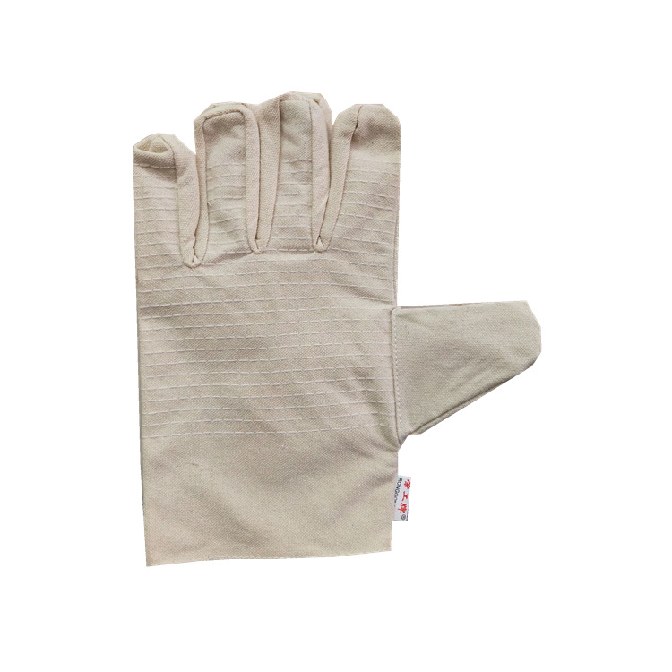 Factory direct selling 2X2 cotton thread canvas labor protection gloves workshop labor protection protective canvas gloves of large quantity