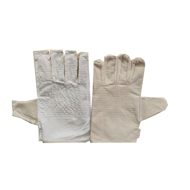 Factory direct selling 2X2 cotton thread canvas labor protection gloves workshop labor protection protective canvas gloves of large quantity