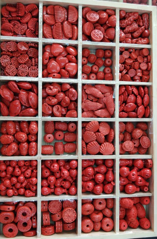 High content of Cinnabar Accessories Series powder Bead fish Safety buckle and other Accessories wholesale
