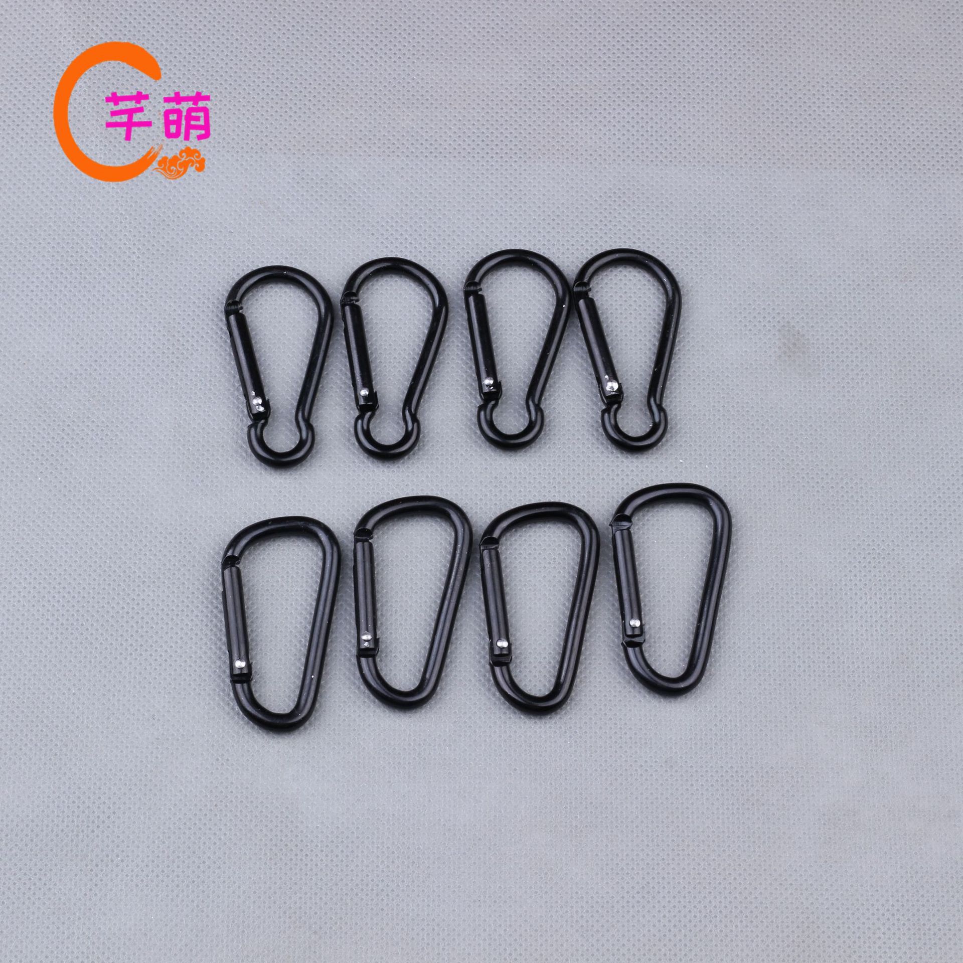  No. 5 Color Aluminum Alloy Climbing Button Carabiner Multi-Function Safety Buckle Charging Treasure Quick Buckle 