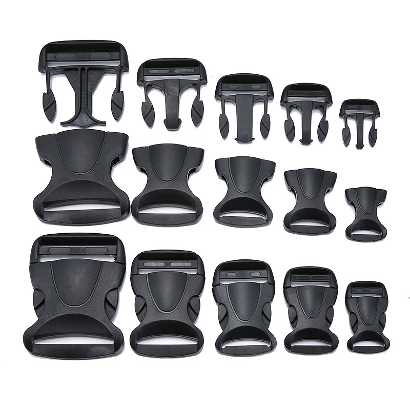 Factory Direct Sales High Quality 2cm Helmet Plastic Buckle Adjustable Triangle Safety Buckle Mouth Schoolbag Lock Wholesale