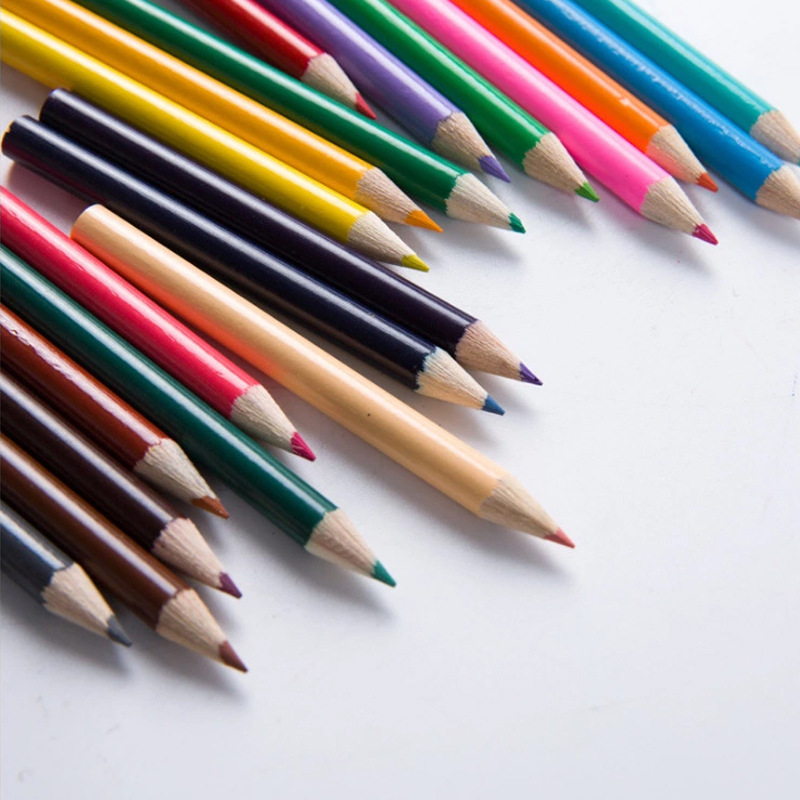 School Season 180 Wooden Box Brush Set Watercolor Pen Children Gift Box Painting Supplies Office Wax Crayon Oil Pastels