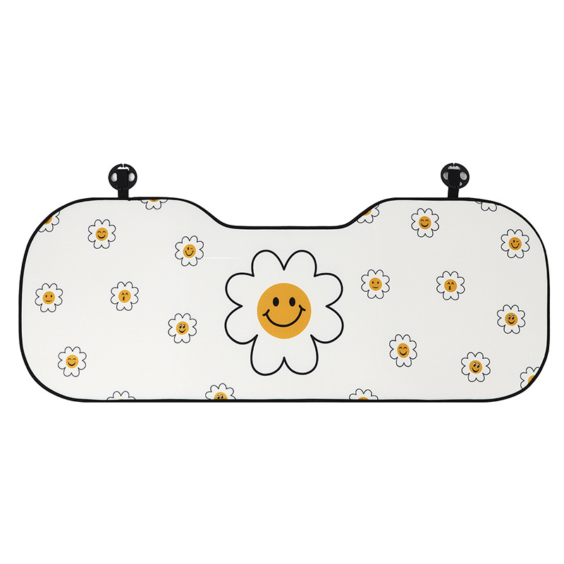 Car Cushion Summer Ice Silk SUNFLOWER Car Seat Cool Pad Fresh Non-Slip Breathable Mat Car Supplies
