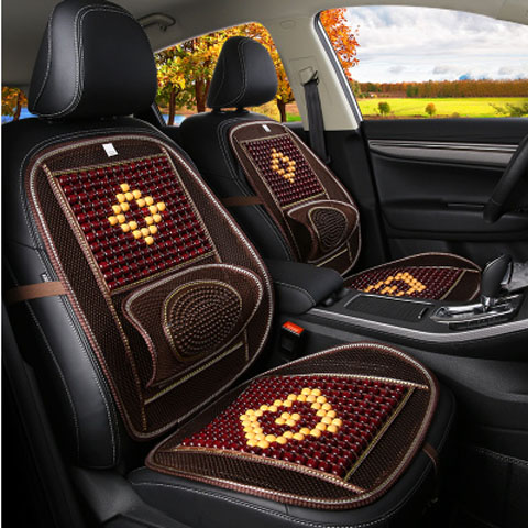 Car seat cushion Summer Bamboo wooden beads cool mat single sheet truck van Universal seat cover Summer mat mat