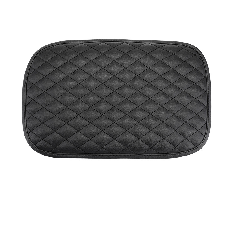 Leather Car Universal Central Armrest Gloves Cool Fashion Cartoon Car Armrest Pad Universal Non-Slip Mat Armrest Box Mat