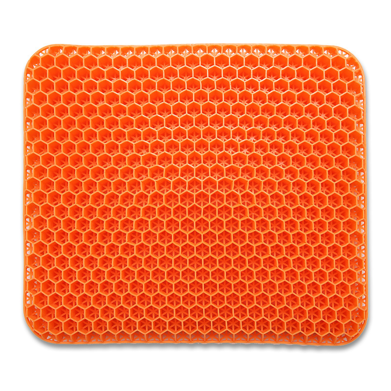 New Double Orange Egg Gel Cushion Black Car Seat with Cushion Breathable Mat Green Ice Pad White Cool Pad