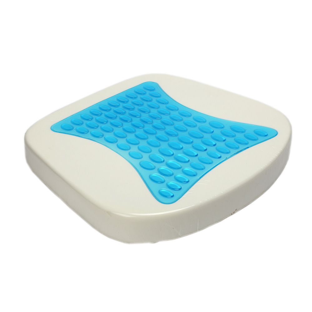 Car Cushion Summer Cool Gel Cushion Memory Foam Mat Ventilation Breathable Cushion