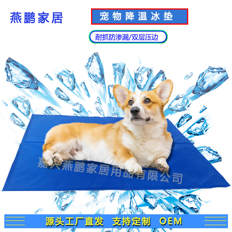 Factory Direct Supply Pet Ice Mat Summer Gel Car Cool Pad Cooling Mat Heat Dissipation Mattress Cool Dogs and Cats Pet Bed