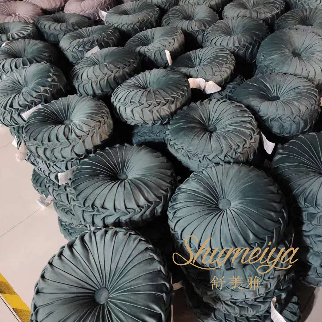 Netherlands Velvet round Pumpkin Back Seat Cushion Cushion, Living Room Sofa Cushion Cushion, Office Chair Cushion