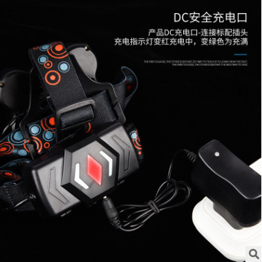 5 Headlights Night Fishing Lights High-Power Outdoor LED Headlights T6 Strong Light Rechargeable Headlights